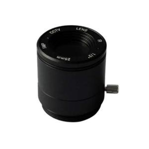China 1/2 25mm F2.4 5Megapixel CS mount fixed focal lens, low distortion CS lens for security CCTV IP cameras on sale
