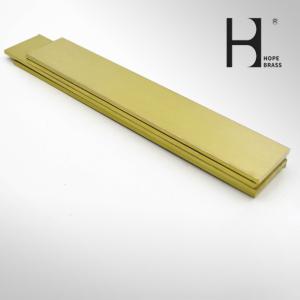 Buy cheap 6000mm Length CuZn39Pb3 Brass Flat Bars For Home Derocation from wholesalers