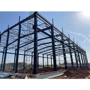 Wind Resistant Metal Garage Shed Customized Prefabricated Building Factories