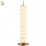 Buy cheap European Modern Living Room Lamp Bedroom Study Sofa White Iron + glass Table Lamp from wholesalers
