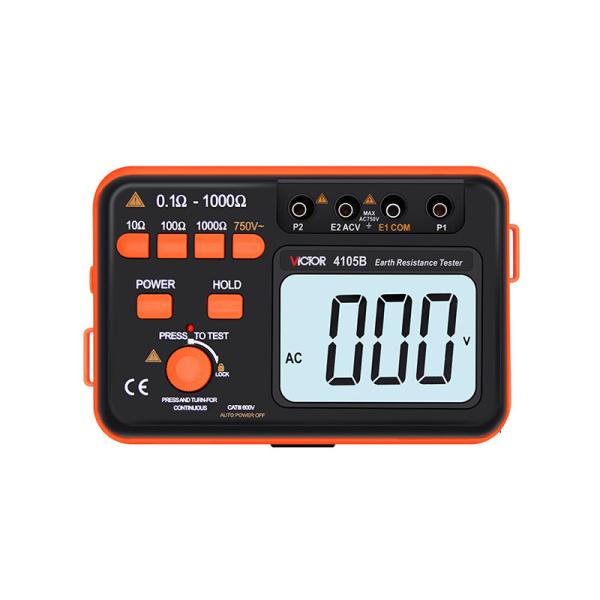 Buy cheap VICTOR 4105B Digital Earth Resistance Tester Digital Megohmmeter from wholesalers