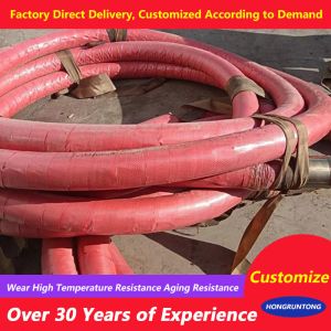 Rubber Slurry Hose Flexible Rubber Build Enhanced Particle Resistance Long