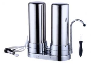 Buy cheap 2 Stage Filtration Stainless Steel Water Purifier , Stainless Steel Whole House Water Filter For Home product