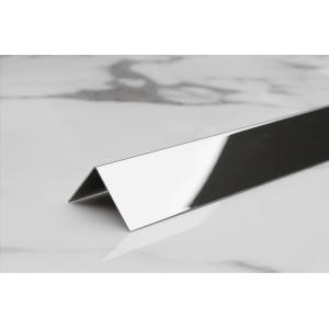 Buy cheap 3048MM Length L Slot Stainless Steel Tile Trim Color Mirror Finished Decorative from wholesalers