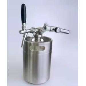 Buy cheap Custom Logo Electro Corrosion Printing 2l 3.6l 4l SUS304 Portable Stainless Steel Beer Keg from wholesalers