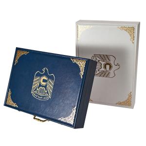 Buy cheap Advanced Leather Gift Box Lock Case Gift Package Carton Box from wholesalers