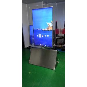 Ultra Thin Digital Signage Kiosk Double Sided 65" Screens 1920x1080 For