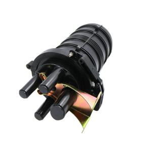 Buy cheap Mini Size Fibra Optica Splice Closure Box 24 Fibres 4 Port / 1in 3out Dome Splice Enclosure Box from wholesalers