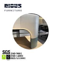 China L Shape Executive Office Table , 16mm E1 Office Computer Desk for sale