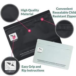 Buy cheap Child Proof 21x31cm Zipper Packaging Bag Resealable Materials from wholesalers