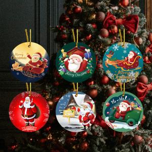 Buy cheap Customize Ceramic Anniversary Gift , Ceramic Hanging Ornaments UV Printing from wholesalers