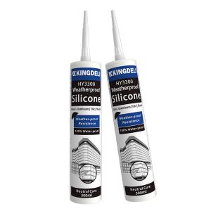 Buy cheap 300ml Glass Sealant RTV Glue Weatherproof Silicone Construction Sealant Adhesive from wholesalers