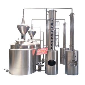 Buy cheap Electric/Steam Heating Distillation Machine with PLC Control and 50L-2000L Capacity from wholesalers