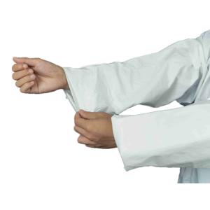 Buy cheap Type 4B/5B/6B Microporous Biosafety Medical Protective Coverall With Blue Taped Seam from wholesalers