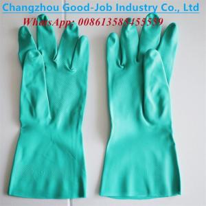 Buy cheap Nitrile Heavy Duty Chemical Protective Work Gloves Thickened from wholesalers