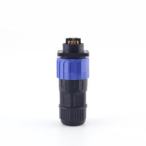 Customized IP67 Waterproof Plug, M23 Panel Mount Female Electric Self-locking