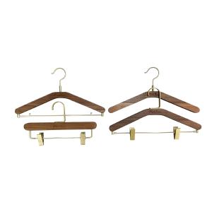 Buy cheap walnut Hotel Style Clothes Hangers for Hotel Guestroom Laundry product