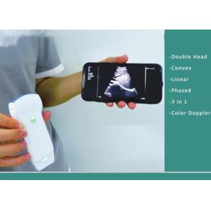 Buy cheap Double Transducers Wifi Probe 10mhz Pocket Ultrasound Scanners from wholesalers