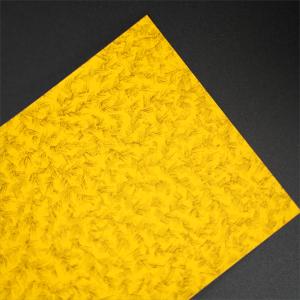 Buy cheap Yellow Coated Waterproof PVC Paper for Long-Lasting Applications Waterproof 0.2mm-0.24mm Thickness Customizable Texture and Size from wholesalers