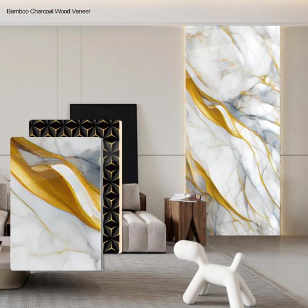 Buy cheap Source Factory Wood Veneer Panel Bamboo Wood Fiber Waterproof Environmental Protection Siding Interior Decoration For Hotel from wholesalers