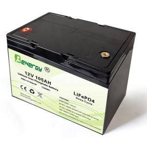 12V 105Ah LiFePO4 Battery Pack with Heating System OEM Deep Cycle 5000+ Cycles