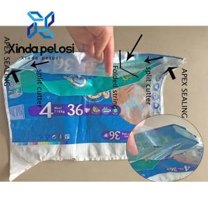 Buy cheap Customization Automatic Plastic Diaper Bag Making Machine 220-380V Easy To Operate from wholesalers