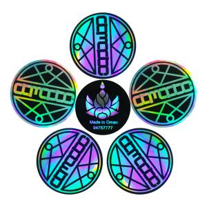 Buy cheap Custom Shapes Brand Protection 3D Holographic Stickers from wholesalers