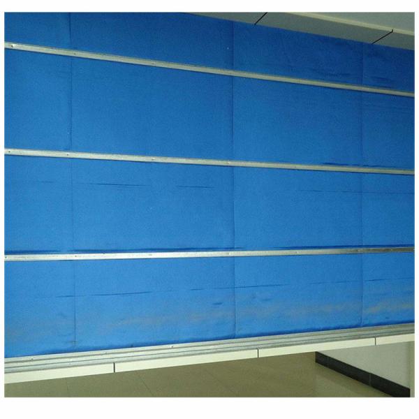 Buy cheap Blue Fire Resistant Roller Curtain With Surface Finishing Molded Easy To Operate from wholesalers