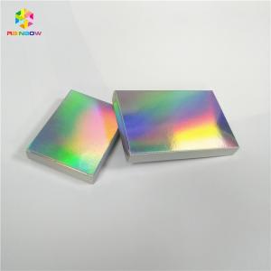 China Cardboard Hologram Paper Gift Box Packaging Make Up Cosmetic Products Application on sale