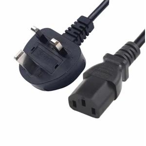 Buy cheap BS1363 UK 3 Pin Power Cord Plug To IEC320 For Consumer Electronics 220V - 250V from wholesalers