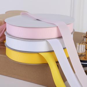 Buy cheap Factory Wholesale Plain Handmade Ribbon 100% Polyester Grosgrain Ribbon from wholesalers