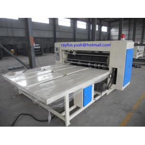 Chain Feeding Rotary Cutting Machine With Removable Slotting Device Creasing