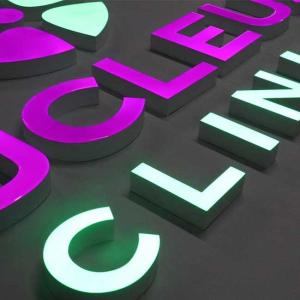 Buy cheap Solid Acrylic 3d Letter Sign 3mm 6500k Led Channel Durable from wholesalers
