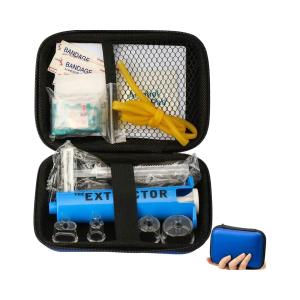 Buy cheap Portable EVA First Aid Kit with Zipper Closure and Four Extraction Cup Sizes for Snake Bites and Bee Stings from wholesalers
