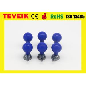 Multi-functional suction chest ecg electrode suction bulb with Nickel-plated