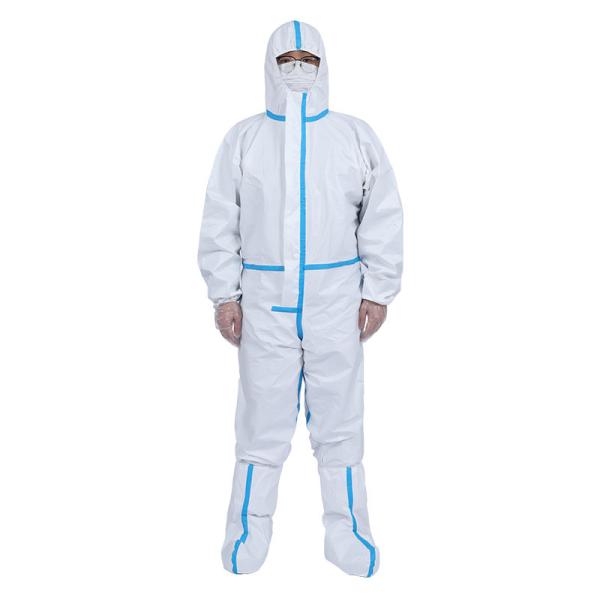 Quality High Breathability Disposable Protective Suit Environmental Friendly for sale
