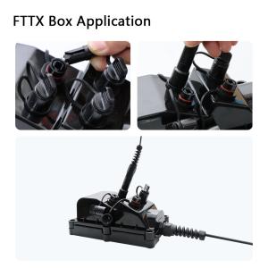 FTTH Field Fiber Optical Adapter Reinforced with FAC Fast Connector