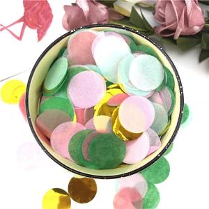 Buy cheap Round Shaped Tissue Paper Confetti Party Poppers Biodegradable from wholesalers
