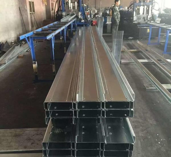 Buy cheap Q235b Q345b Galvanised Steel Purlins Cold Bending Spacing Steel Channel from wholesalers
