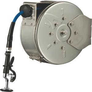Buy cheap 11m Retractable Stainless Steel Enclosed Hose Reel from wholesalers