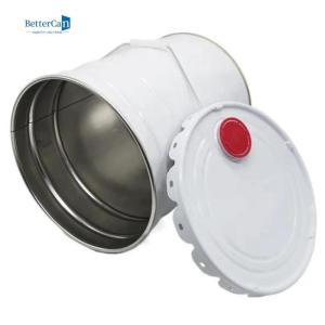 Buy cheap 0.28mm-0.43mm Decorating Paint Can   Round Tin Bucket Tightly Sealed from wholesalers