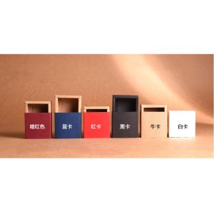 Wholesale Custom Foldable Sliding Rectangle Gift Coffee Mug Packaging Kraft