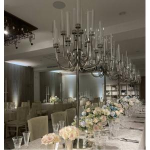 Factory Custom 20 Arms Gold Metal Candelabra For Event Decor