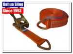 Buy cheap D Ring Polyester Webbing Ratchet Tie Down Straps Load Binder Double J Hook from wholesalers