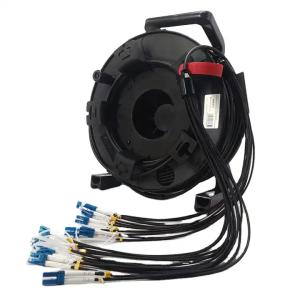 Portable Field Deployable Tactical Fiber Optic Cable Reel 500 Meter