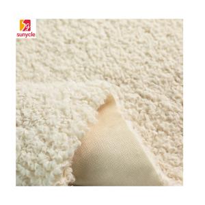 Buy cheap Solid Curly Washable Sherpa Fabric For Winter Warm Coat Blankets Pillowslip Garment from wholesalers