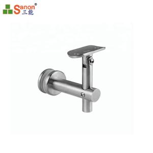 Buy cheap Stainless Steel Adjustable Glass Angle Wall Mounting Bracket Tube Connector from wholesalers