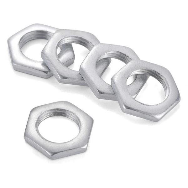 Precision Aluminum Machining Service Carbon Steel Round Hex Nuts Custom Services