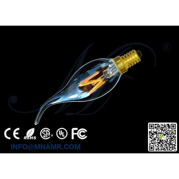 High Quality E14 C35 LED Bulb 4Watts 400lm Dimmable 2 Years Warranty UL Approved