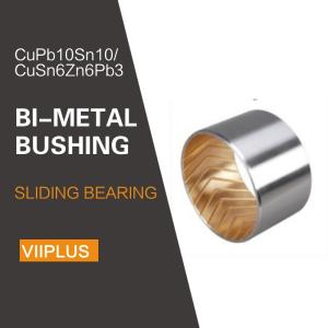 Buy cheap Engineering / Bimetal Bushings / Material Cupb10sn10 & Cusn6zn6pb3 Track Roller Bushes from wholesalers